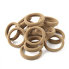XIMA 60pcs Nylon Elastic Hair Ties Hair Ties Bands Rope No Crease Elastic Fabric Large Cotton Stretch Ouchless Ponytail
