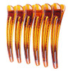 12PCS Plastic Duck Bill Teeth Hair Clips Non Slip band Clips Alligator Bows Hair Clips Professional Hairdressing Salon H