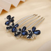 Aimimier Bridal Wedding Butterfly Crystal Hair Combs Decorative Rhinestone Headpieces Hair Clips Bride and Bridesmaids H