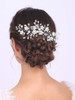 Anglacesmade Bridal Hair Comb Crystal and Pearl Wedding Comb Hair Vine Branch Wedding Hair Accessories for Women and Gir