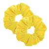 2 Pcs Yellow Color Large Size Scrunchies for Women Hair Elastic Bands