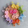 Elesa Miracle 28pcs Baby Girl Hair Clips Kids Little Girls Boutique Grosgrain Ribbon Flower Hair Bows Clips
