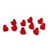 30pcs Red Velvet Mini Hair Claw Clips Flower Heart Bow Hair Bangs Pin Small Hair Clips Clamps Non Slip Tiny Plastic Jaw