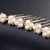 Anglacesmade Bridal Hair Pins Crystal Hair Pin Pearl Bobby Pins Wedding Headpiece Bridesmaid Flower Girl Hair Accessorie