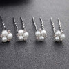 Anglacesmade Bridal Hair Pins Crystal Hair Pin Pearl Bobby Pins Wedding Headpiece Bridesmaid Flower Girl Hair Accessorie