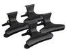 12 Black Hairdressers Butterfly Hair Style Styling Hair Clamps Salon Section Clips Clasps Claw Barrettes Hairdressing Sa