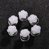 24PCS Rhinestones Crystal Spirals Hair Pin Clip Imitation Pearl Spin Pin Swirl Hair Twists Coils Hairpin Bun Stick Pick