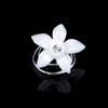 24PCS Rhinestones Crystal Spirals Hair Pin Clip Imitation Pearl Spin Pin Swirl Hair Twists Coils Hairpin Bun Stick Pick