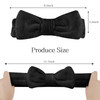 Casoty 6 Pcs Black Spa Headband Bow Hair Band Hair Band for Washing Face Fuzzy Headbands for Women Girls Soft Coral Flee