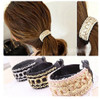 Suoirblss 3 Pcs Fashion Korean Hair Accessories Banana Hair Clip for Women Girls Hair