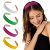 WOVOWOVO 1Inch Leather Headbands for Women Non Slip Soft PU Hair HeadBands Diademas Para Mujer De Moda Cute Beauty Fashi
