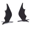 Aeyistry 1 Pair Halloween Bat Wings Hair ClipsDevil Wing Hair Barrettes Horror Hairpins for CosplayBlack