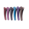 12PCS Professional Hairdressing Salon Hair Barrettes Duck Bill Teeth Hair Clips Non Slip band Clips Multicolor Scrub Pla