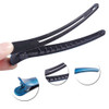 12PCS Professional Hairdressing Salon Hair Barrettes Duck Bill Teeth Hair Clips Non Slip band Clips Multicolor Scrub Pla