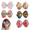 AsggBah 5pcs Colored Hair Alligator Clips with Bling Sequins Festival Party Hair Bows Clips Hair Accessories for Girls K