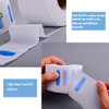 ericotry 2Rolls Disposable Barber Neck Strips Hairdressing Stretchy Neck Paper Wrap Barber Accessories for Salon Barber