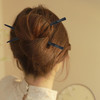 Honbay 6PCS Retro Wooden Hair Sticks Bamboo Shape Hair Chopsticks Handmade Wood Hairpin Decorative Hair Holder for Women