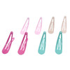 100 Pieces Solid Color 2 Inch Barrettes Women Metal Snap Clips