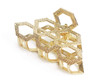 Women Vintage Metal Hair Jaw Clips Hair Clamp Hair Claw Hairpin Accessories Gold