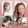 YISSION 200 Pcs Mini Hair Clips Flower Hair Clip Butterfly Hair Clips Small Claw Clips for Hair 90s Hair Accessories for