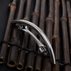 2PCS Women Metal Alloy French Hair Barrette Hair Clip Simple Hair Pin Hair Accessories Spring Clips Silver