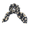 4 Pcs Leopard Rabbit Ear Silk Satin Scrunchie Bow Hair Ring Strong Elastic Ponytail Woman Exquisite Fashion Hair Accesso