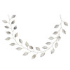 FXmimior Bridal Silver leaf Headband Wedding Headpiece Bridal Flower Crownwoodland Headband Bridal Headpiece Wedding Hai
