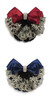 Lady Bow Hair Bun Net Snood Crochet Net Bun Hair Cover Hair Accessories Bowknot Decor Barrette Hair Clip Lace Flower Hai