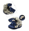 Lady Bow Hair Bun Net Snood Crochet Net Bun Hair Cover Hair Accessories Bowknot Decor Barrette Hair Clip Lace Flower Hai
