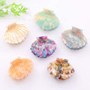 Shell Jaw Clip Hair Claw Clip Clamps Resin Hair Clips Marble Pattern Hairpins Hair Accessories for women Styling Hairdre