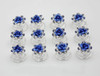 24 Pcs Bridal Wedding Rhinstone Spiral Twist Screw Hair Pins Rose Flower Hair Clips Spiral Bobby Pins Hair Bun Styling T