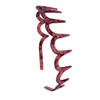 2Pcs Women Comfortable Shark Tooth Comb Headband Hair Band U Toothed Headband Lady Hair Accessory Dark coffee color Ligh