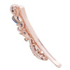 2PCS Rhinestone Flower Hair Clips Butterfly Graphics Hairpin Side Clip Bobby Pin Hair Accessories for Women Lady Blue