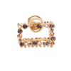 3PCS Women Lady Chic Metal Hair Claw Jaw Alloy Rhinestone Fancy Hair Clip Hair Pins B