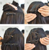 4 PCS French Braider Hair Tool Fashion Double Layer Band Twist Plait Clip Front Hair Clips Hairpin Headband Beauty Tool