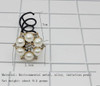 5PCS Imitation Pearl Spiral Twist Screw Hair Pins Rhinestone Flower Hair Clips Spiral Bobby Pins Hair Bun Styling Tool H