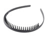 6 Pcs Black Acrylic Toothed Hair Band Hairpin Hair Ornaments Classic Teeth Comb Hair Hoop Headwear Hair Accessory for Me