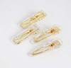 4CS Women Ladies Sweet Duckbill Clamps Hair Clips Acrylic Resin Hair Barrettes Fashion Geometric Alligator Hair Pins Hai