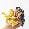 4Pcs Pineapple Printed Hair Scrunchies Hair Tie Elastic Bobbles Hair Rope Hair Bands Scrunchy Ponytail Holder Headbands