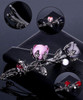 Elegant Rose Bridal Hair Clips Women Hair Accessories Brides Maids Headpiece Rose Flower Style Hair Pin Barrettes Spring