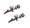 Elegant Rose Bridal Hair Clips Women Hair Accessories Brides Maids Headpiece Rose Flower Style Hair Pin Barrettes Spring
