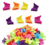 MUUZLL 50 Pack Butterfly Hair Clips Pastel Mini Cute Accessories For 90S Girls Women Matte Colors Assorted Color Beautif