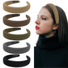 Ondder Padded Headbands for Women 90s Womens Headbands Soft Plain Fashion Puffy Solid Color Headband for Girls Turban Wi