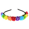 Love Sweety BOHO Floral Crown Rose Flower Headband Hair Wreath