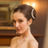 2 Pcs Pearl Hair Side Combs Clip Crystal Rhinestone Hair Combs for Women Decorative Combs Hairpins Hair Accessories for