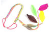 Women Lady Bohemian Double Braided Headband Tassels Hairband Headwear Hippie Feather Headband Hair Hoop Handmade Indian