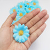 12pcs Womens Multicolored Sweet Daisy Hair Clips Mini Sun Flower Hairpins Hair Accessory for Bridesmaid Wedding Photogra