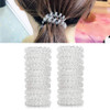 20pcs Transparent Spiral Hair Ties No Crease Hair Coils Elastic Ponytail Holders Spiral Phone Cord Hair Ties Hair Bands