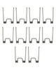 Vaticas 10PCS Hair Clipper Spring Fits for Babyliss FX870 Accessories Tension Clipper Spring Engraving Hair Cutting Mach