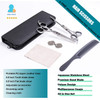 LePinko Hair Cutting Scissors Set Professional Trimming and Thinning Shears Kit 65 Inch Japanese Stainless Steel With PU
